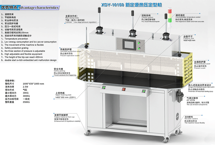 XDY-10150熱壓定型機(jī) XDY-10150熱壓定型機(jī)